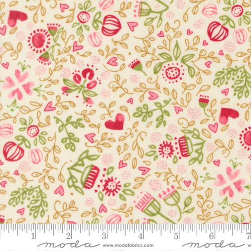 Darling Peony - Scattered Lovelies Blenders Watercolour Cream by Robin Pickens